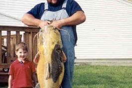 Scott Brown and his state record flathead catfish